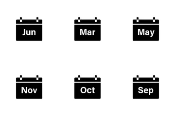 Months Icon Pack