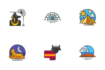 Monumenti del mondo Icon Pack