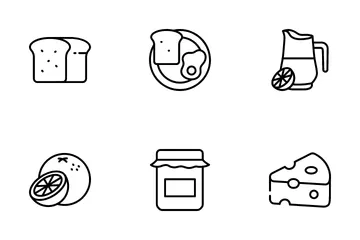Morning And Breakfast Icon Pack