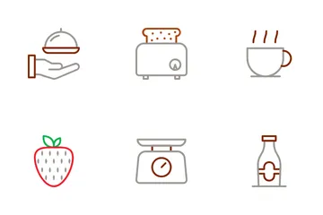 Morning Breakfast Icon Pack