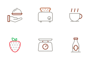 Morning Breakfast Icon Pack