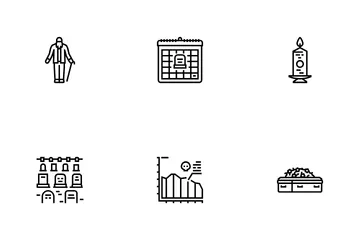 Mortality Death Life Aging Icon Pack