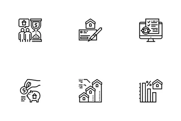 Mortgage Real Estate Icon Pack