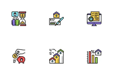 Mortgage Real Estate Icon Pack