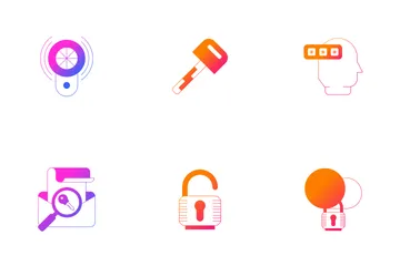 Mot de passe et sécurité Icon Pack