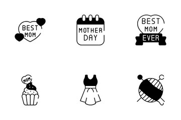 Mother And Father Day Icon Pack