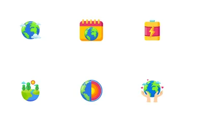 Mother Earth Day Icon Pack