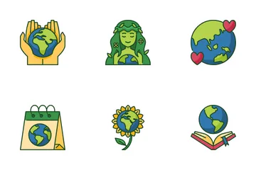 Mother Earth Day Icon Pack