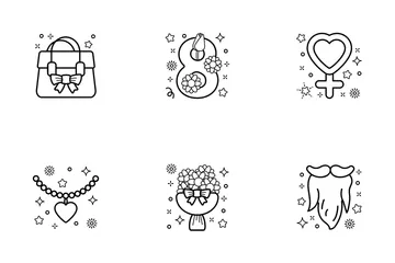 Mother's Day, Father's Day And Special Days Icon Pack