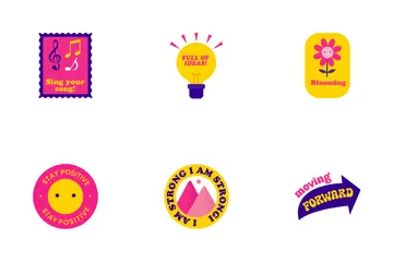 Motivation Sticker Icon Pack