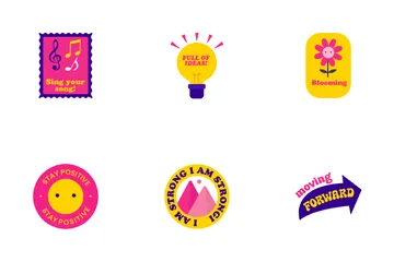 Motivation Sticker Icon Pack