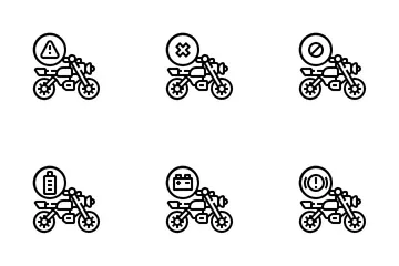 Motorcycle Icon Pack