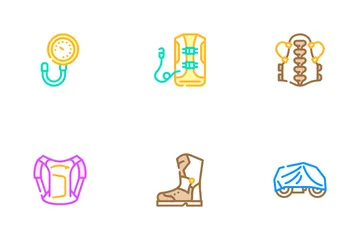Motorcycle Accessories Biker Icon Pack