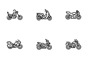 Motorcycle Icon Pack