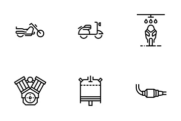 Motorcycle Icons Icon Pack
