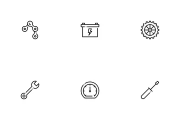 Motorcycle Parts Icon Pack