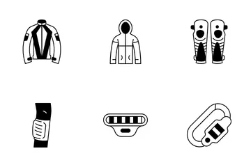 Motorcycle Safety Icon Pack