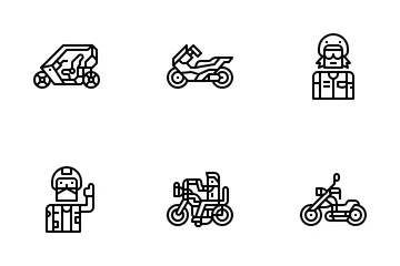 Motorrad Symbolpack