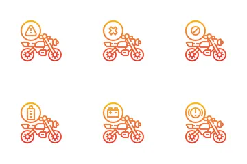 Motorrad Icon Pack