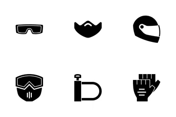 Motorradzubehör Icon Pack