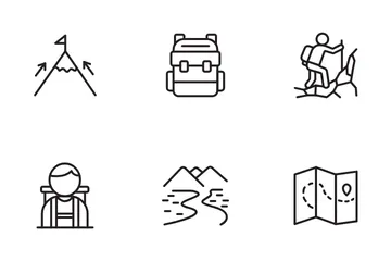 Mountain Climbing Icon Pack