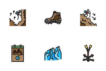 Mountain Climbing Icon Pack