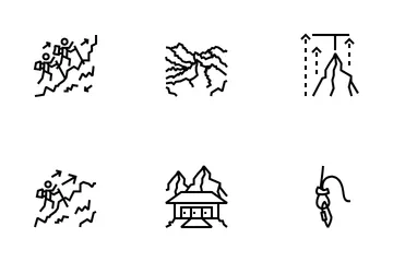 Mountain Climbing Icon Pack