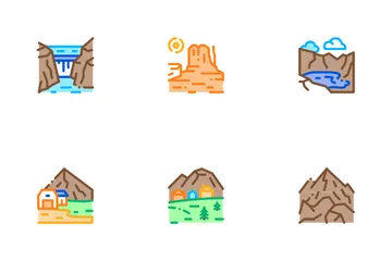 Mountain Landscape Icon Pack