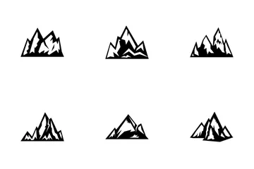 Mountains - Solid Icon Pack