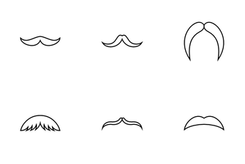 Moustache Icon Pack