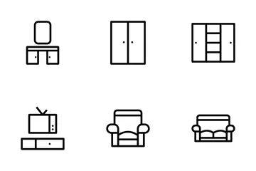 Móveis 1 Pacote de Ícones