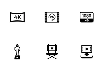 Movie Entertainment Icon Pack