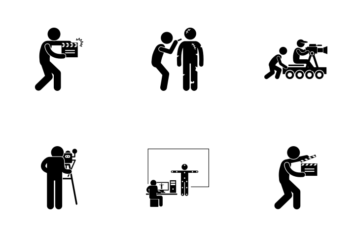 Download Movie Filming Icon pack - Available in SVG, PNG, EPS, AI & Icon  fonts
