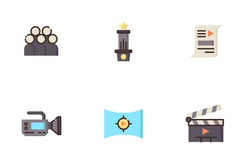 Movies & Cinema Icon Pack