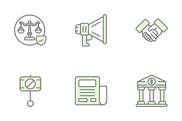 Movimiento de derechos civiles Paquete de Iconos