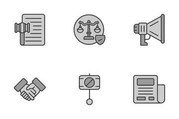 Movimiento de derechos civiles Paquete de Iconos