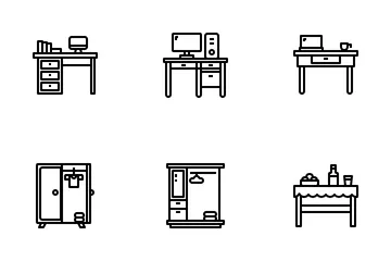 Muebles Paquete de Iconos