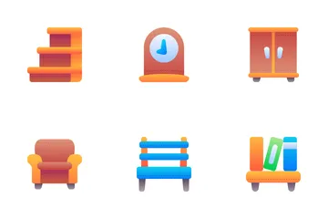 Muebles Paquete de Iconos