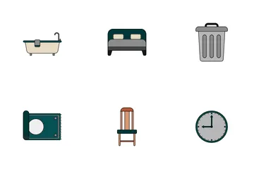 Muebles Paquete de Iconos