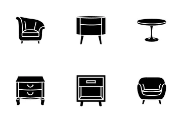 Muebles Paquete de Iconos