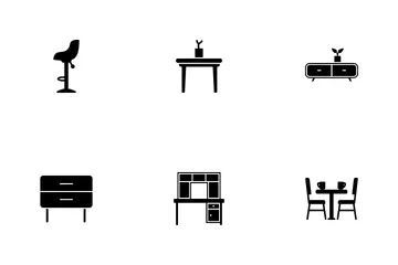 Muebles Paquete de Iconos