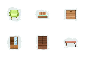 Muebles Paquete de Iconos