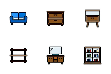 Muebles Paquete de Iconos