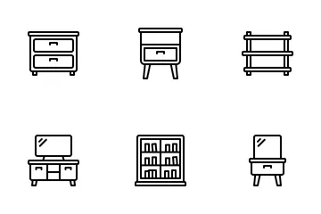 Muebles Paquete de Iconos