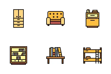 Muebles Paquete de Iconos