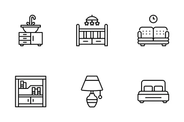 Muebles Paquete de Iconos