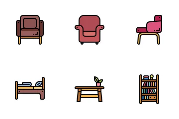 Muebles Paquete de Iconos