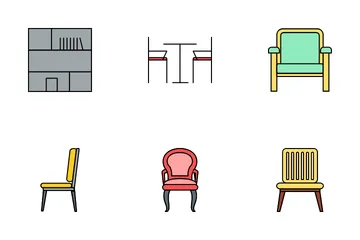 Muebles Paquete de Iconos