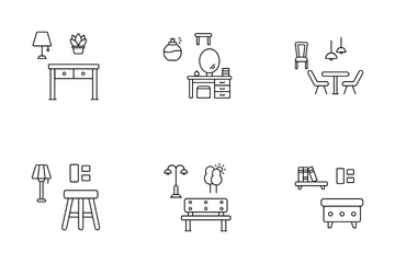 Muebles Paquete de Iconos