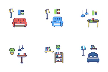 Muebles Paquete de Iconos